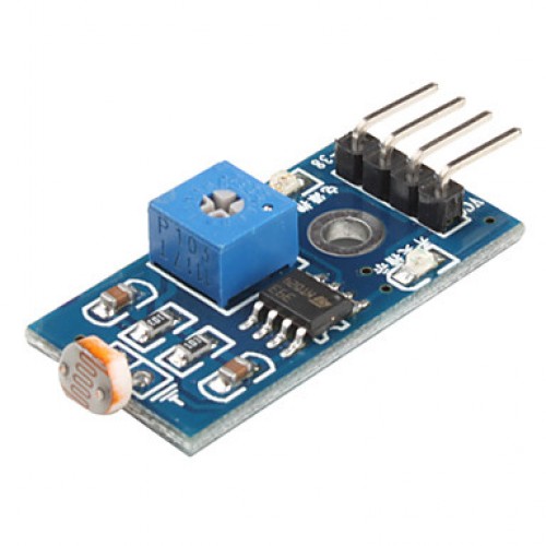 6495 Photoresistor Light Sensor Module for Smart Car (Black amp; Blue)