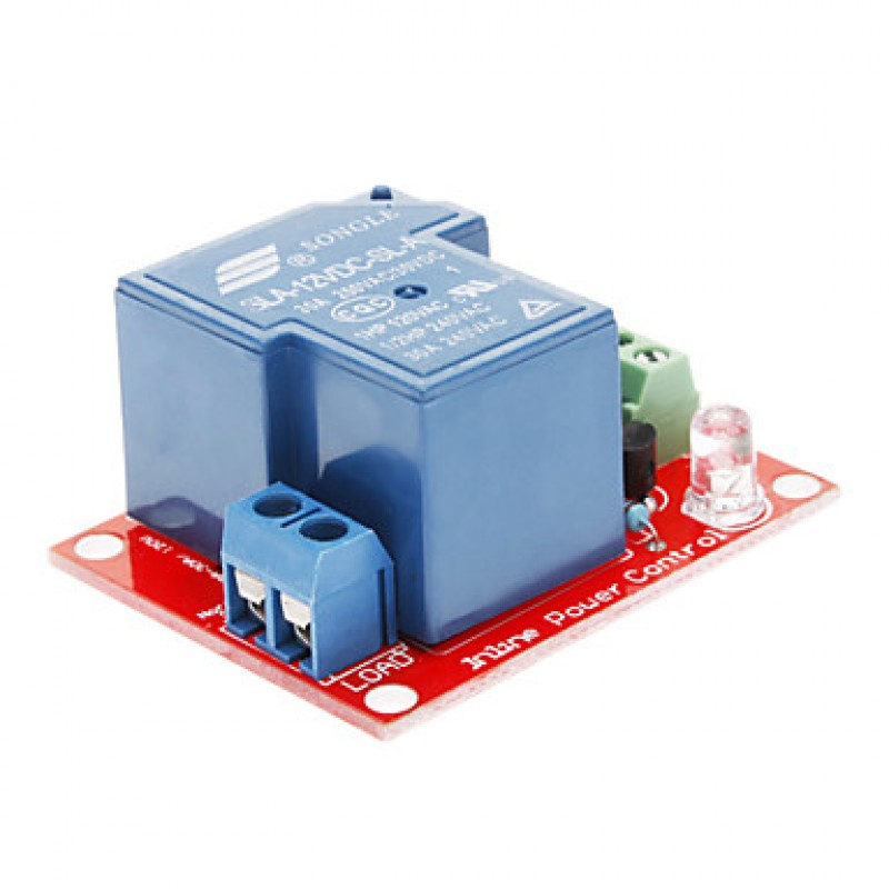 30A 250V Relay Module - Red + Blue