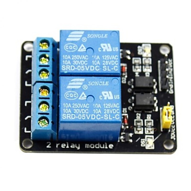 2 Channel 5V High Level Trigger Relay Module for (...