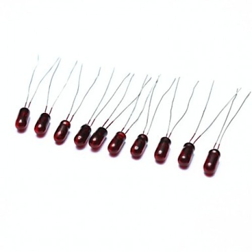 Red Light Mini Tungsten Filament Light for Arduino Test (10 PCS)