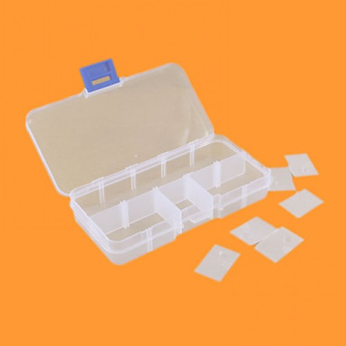 10 Lattice Box Plastic Box Box Box Single Screw Electronic Component Parts Box Jewelry Box