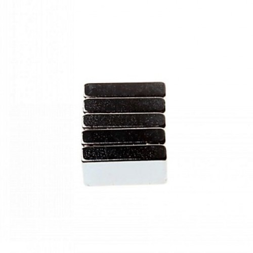 5-Pack Super-Strong Rare-Earth RE Magnets (20x10x5mm)