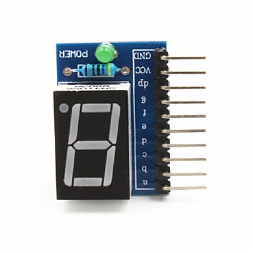 1-Digit Common Anode 0.56quot; Digital Display Module for Arduino+Raspberry Pi - Blue