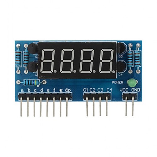 4-Digit Common Anode 0.36quot; Digital Display Module for Arduino+Raspberry Pi - Blue